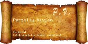 Partelly Vivien névjegykártya